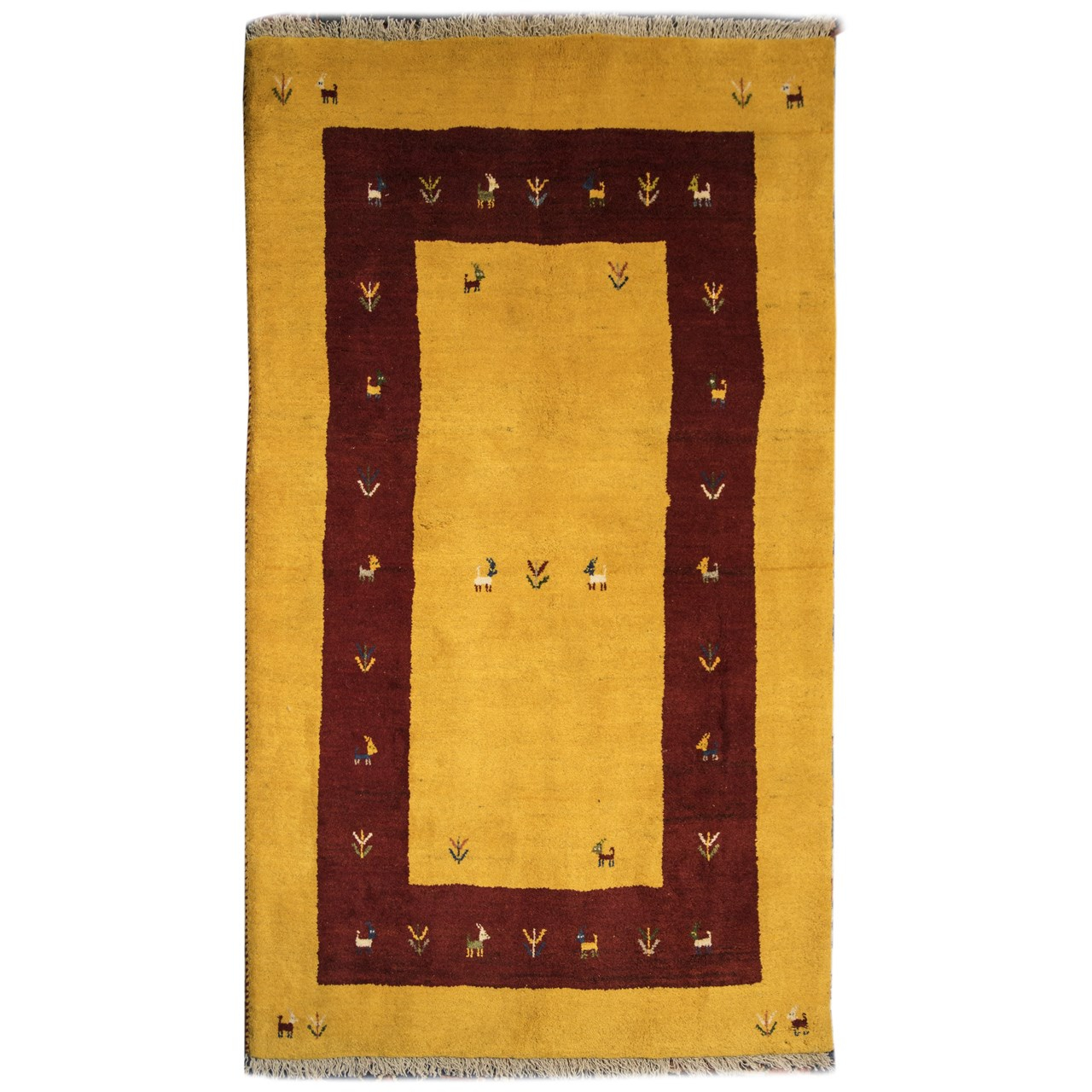 گبه دستباف عشایری دو متری کد 1653