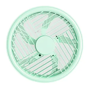پنکه رومیزی شارژی مدل ال ای دی دار کد RY-2301