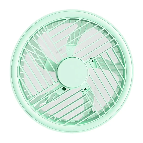 پنکه رومیزی شارژی مدل ال ای دی دار کد RY-2301