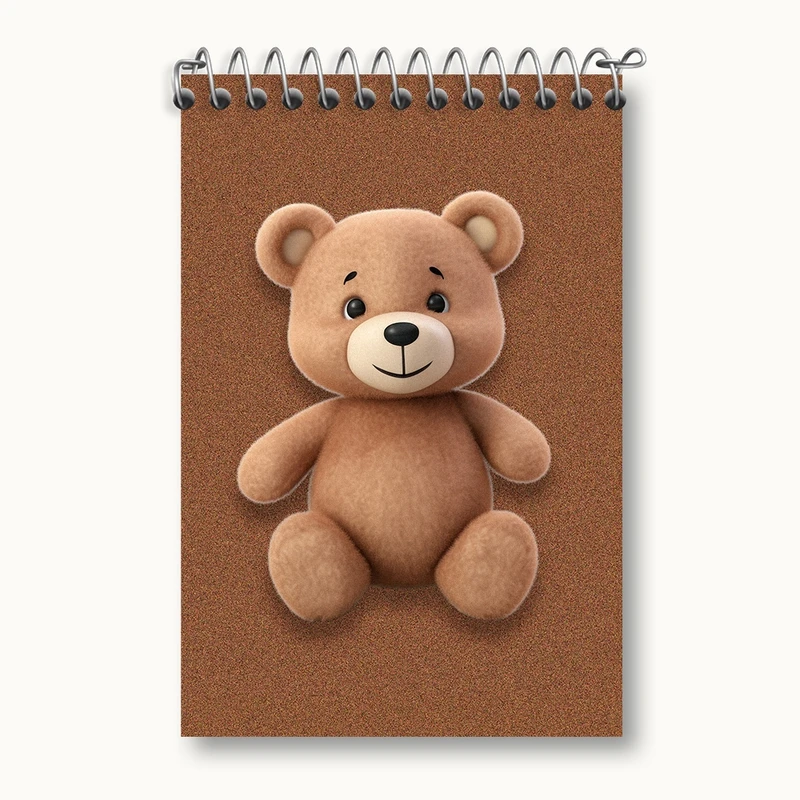 دفتر یادداشت 50 برگ خندالو مدل خرس مهربون کد F2576