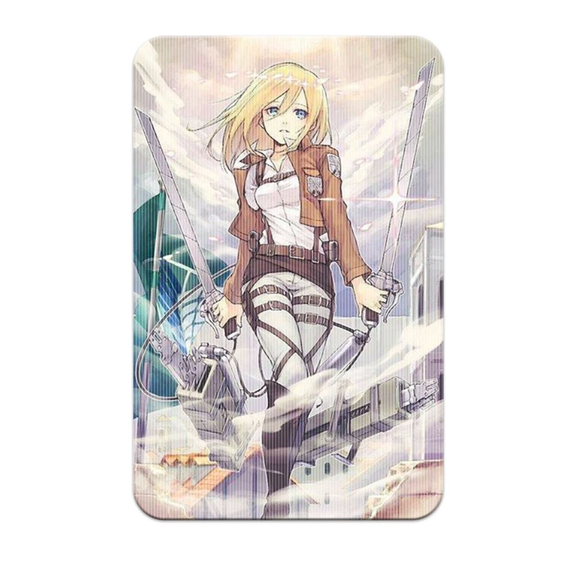 استیکر کارت پرمانه مدل سه بعدی طرح Attack on Titan کد pm3d.544