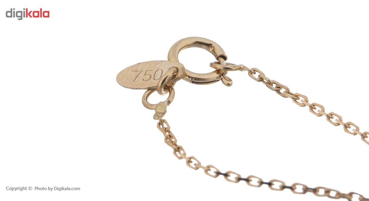 آویز ساعت طلا 18 عیار زنانه ماهک مدل MW0258 -  - 3
