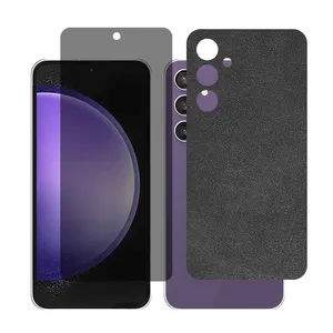 Glass Together model Privacy Screen Protector Suitable for Samsung Galaxy A55 Mobile Phone with Back cover sticker