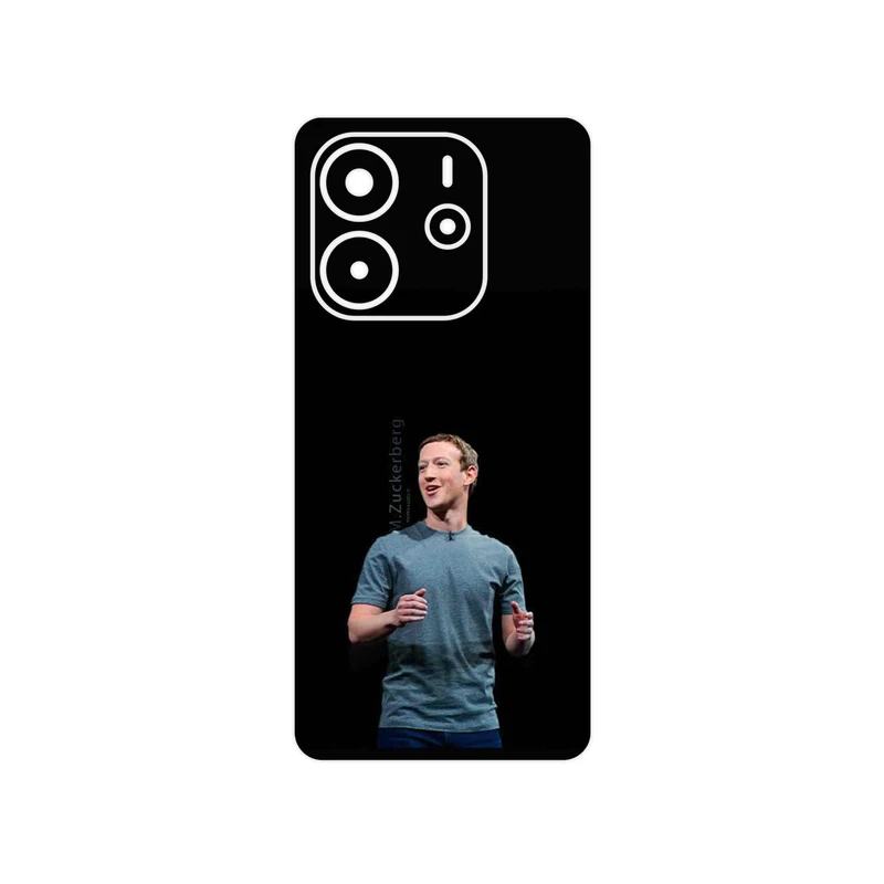 برچسب پوششی ماهوت مدل Mark_Zuckerberg مناسب برای گوشی موبایل شیائومی Redmi Note 14 4G