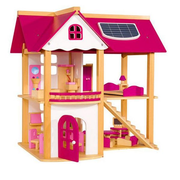 مشخصات قیمت و خرید خانه عروسک مدل Pink Doll House دیجی کالا