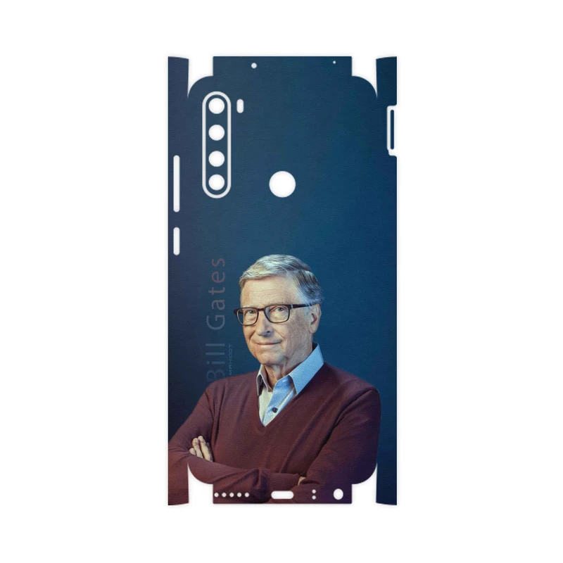 برچسب پوششی ماهوت مدل Bill-Gates-FullSkin مناسب برای گوشی موبایل شیائومی Redmi Note 8 2021