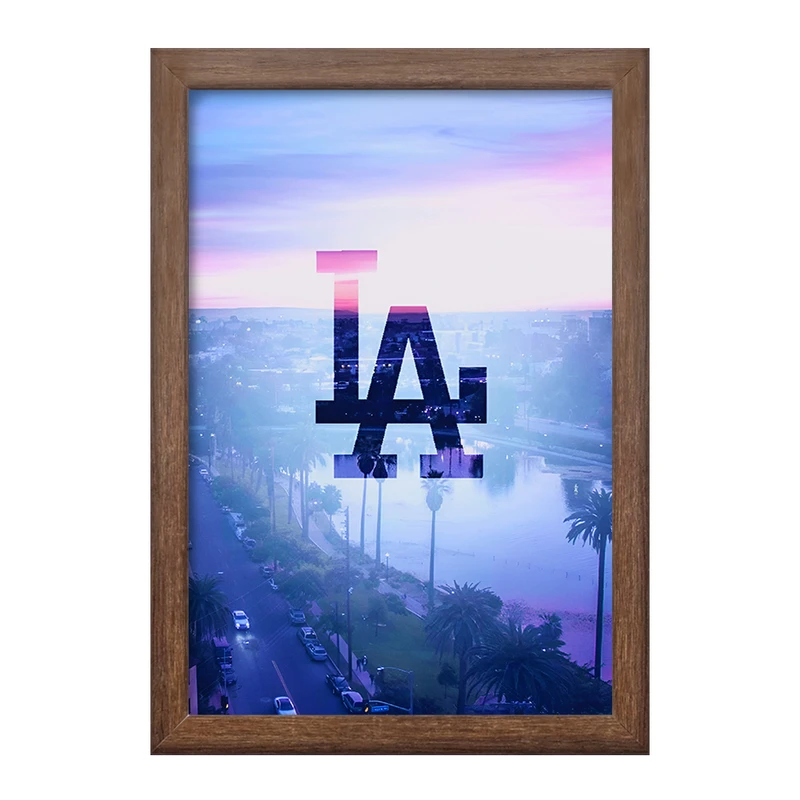 تابلو خندالو طرح لس آنجلس (Los Angeles) کد F4835