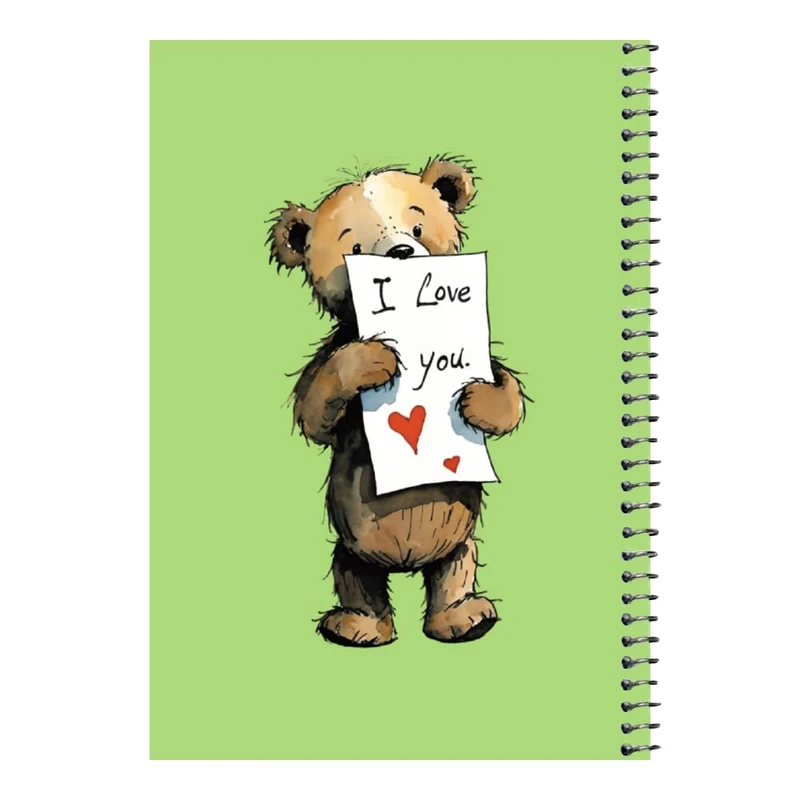 دفتر مشق 80 برگ اس جی مدل تدی عاشق    