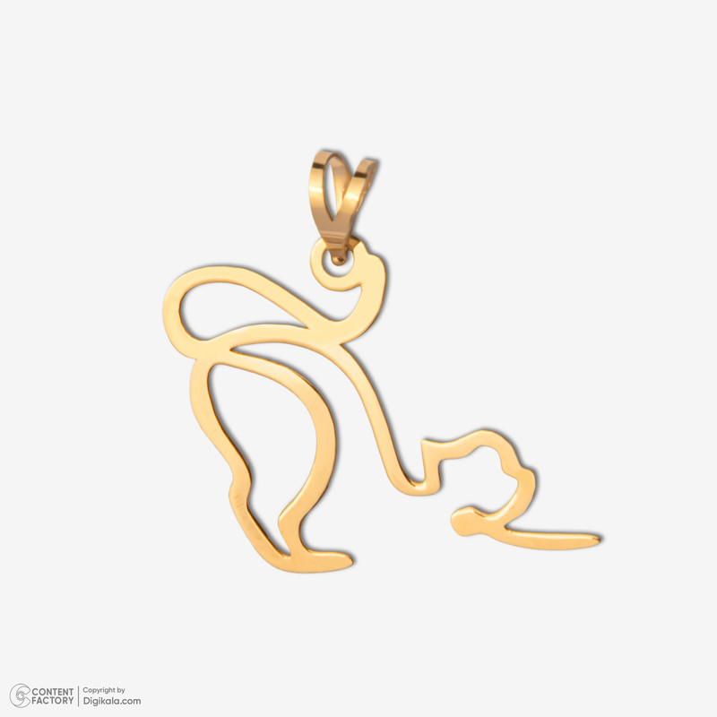 آویز گردنبند طلا 18 عیار زنانه مایا ماهک طرح گربه کد MM2168