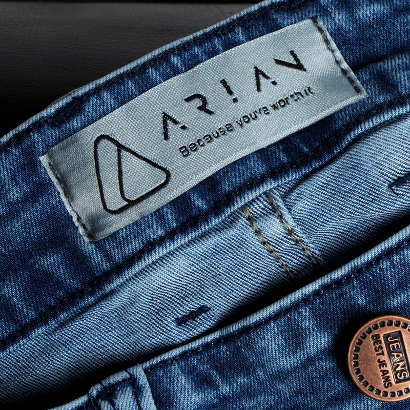 شلوار جین مردانه آریان نخ باف مدل Z 7112