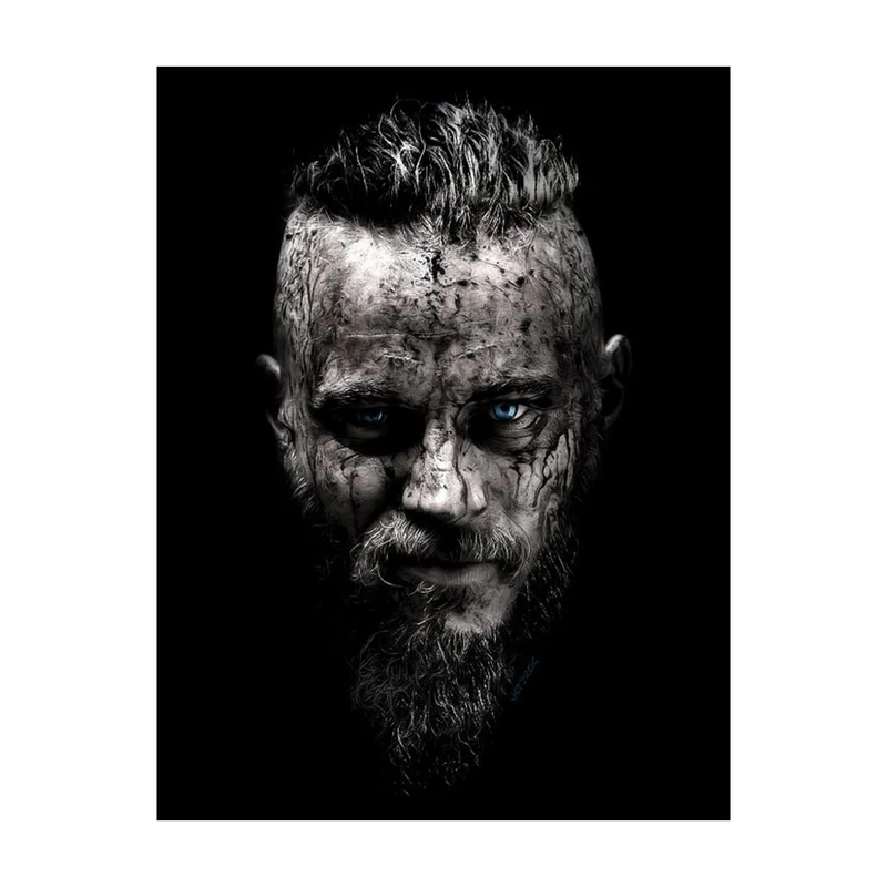 استیکر لپ تاپ و موبایل مدل سریال طرح وایکینگ ها راگنار لودبروک Vikings Ragnar Lothbrok کد 949