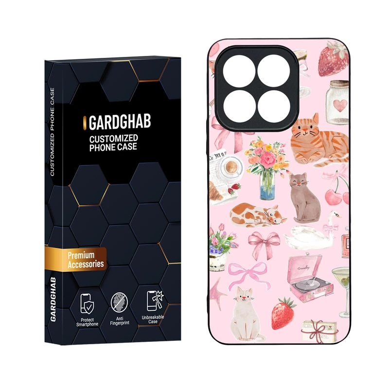 کاور گارد قاب مدل دور ژله ای  فانتزی مناسب برای گوشی موبایل  آنر X8b 4G