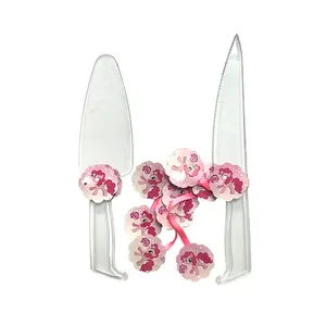 ست کارد و کفگیر سرو کیک مدل پونی مجموعه 2 عددی