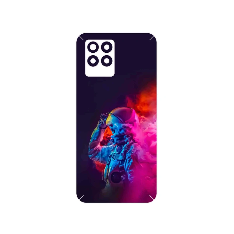 برچسب پوششی ماهوت مدل Smoke Rainbow Digital Art 1 مناسب برای گوشی موبایل ریلمی 8 Pro