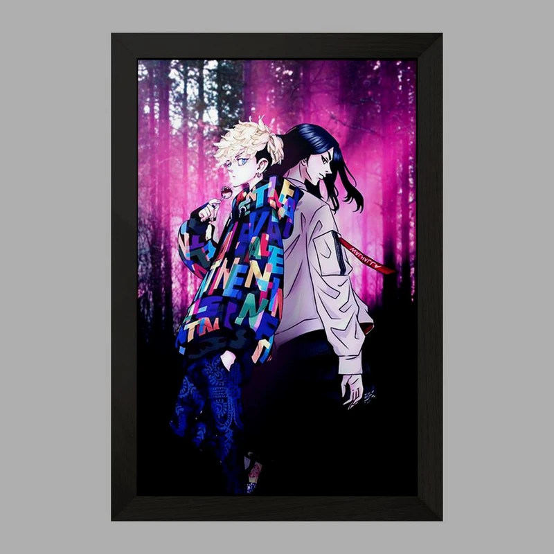 تابلو خندالو مدل چیفویو و باجی انیمه توکیو ریونجرز  کد 11138