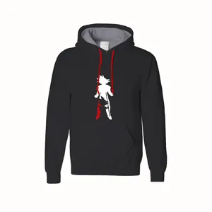 هودی مردانه مدل انیمه کد PH56 رنگ مشکی