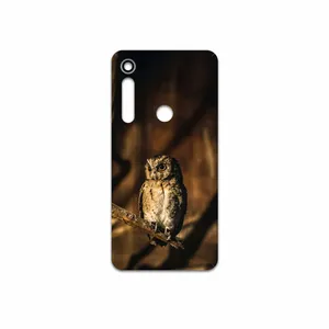 MAHOOT Owl Cover Sticker for Motorola One Macro