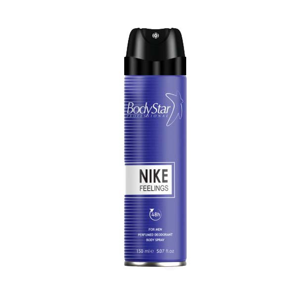 اسپری بدن مردانه بادی استار مدل NIKE FEELINGS  حجم 150 میلی لیتر
