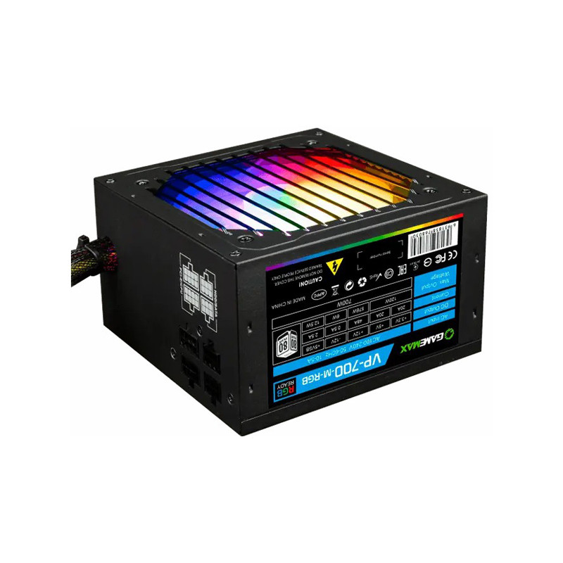 منبع تغذیه کامپیوتر گیم مکس مدل VP-700-RGB-M-Bronze
