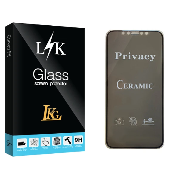 محافظ صفحه نمایش سرامیکی ال کا جی مدل LK Glass مناسب برای گوشی موبایل اپل Iphone 11 Pro
