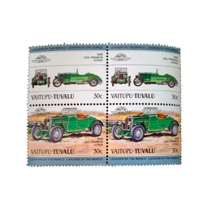 تمبر یادگاری طرح اتومبیل مدل lea کد 102 مجموعه 4 عددی