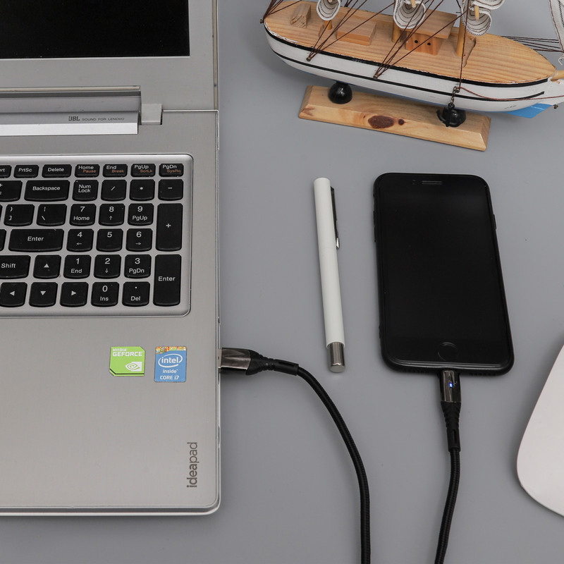 کابل تبدیل USB به لایتنینگ بیاند مدل BA-530 CHARGE DATA طول 1متر