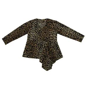 بلوز زنانه طرح پلنگی مدل BALL4320