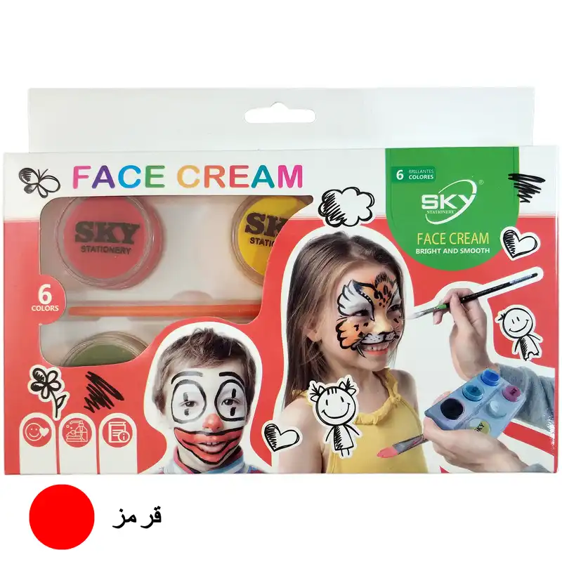 رنگ گریم 6 رنگ اسکای کد S-5606