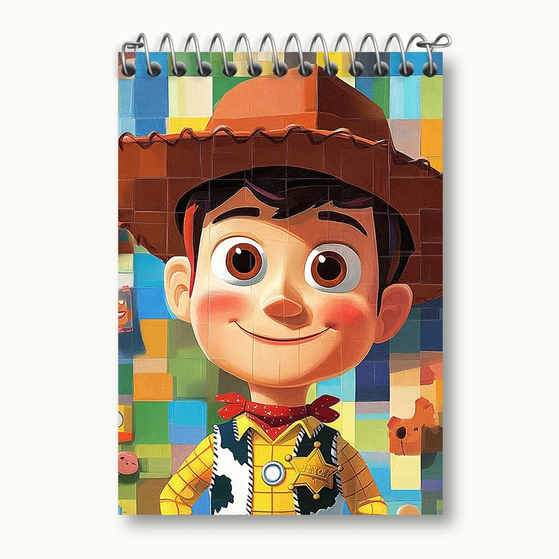 دفتر یادداشت 50 برگ خندالو طرح کابوی داستان اسباب بازی ها کد N2140