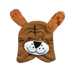 کلاه بچگانه طرح سگ کد 30733 رنگ قهوه ایی 