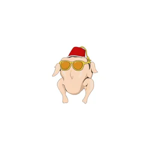 استیکر تزئینی موبایل و تبلت لولو مدل  بوقلمون سریال FRIENDS کد 291