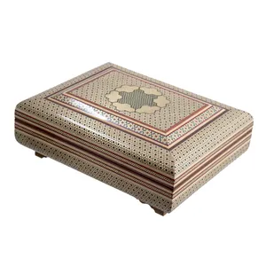 جعبه جواهرات خاتم کاری رستا طرح 25-16-101