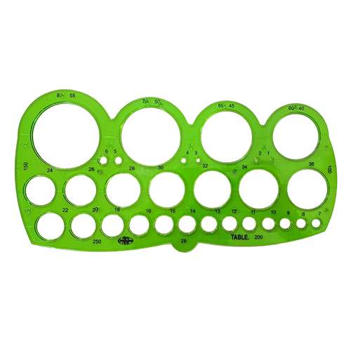 شابلون تیبل مدل 200 دایره