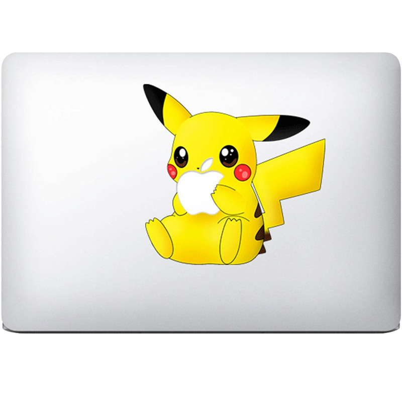برچسب تزئینی ونسونی مدل Pikachu Bite مناسب برای مک بوک