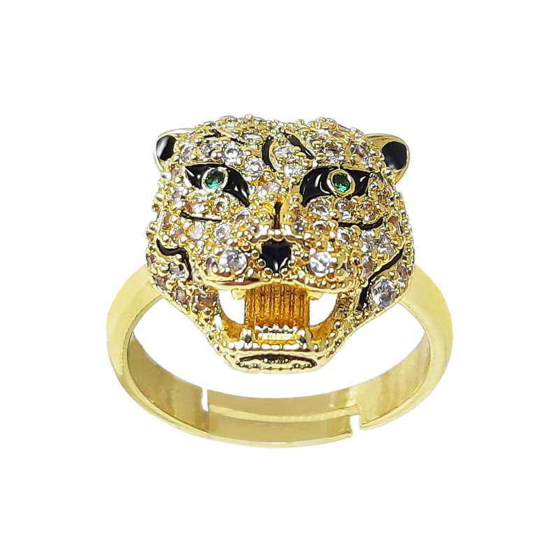 انگشتر زنانه مدل یوزپلنگ کد RS3