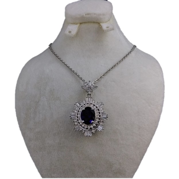 گردنبند نقره زنانه مدل gol-9300