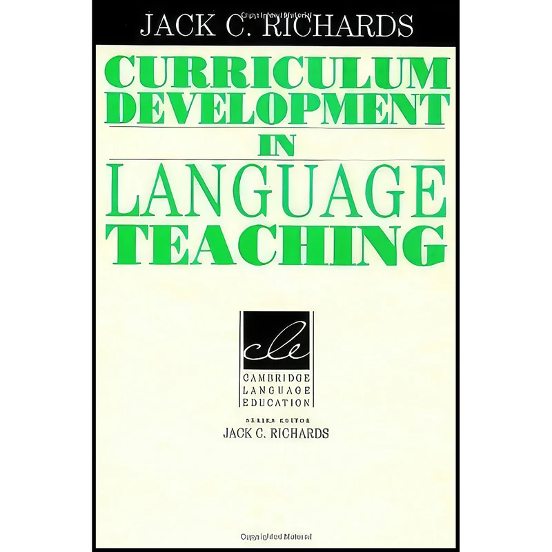 کتاب Curriculum Development in Language Teaching اثر Jack C. Richards انتشارات Cambridge University Press