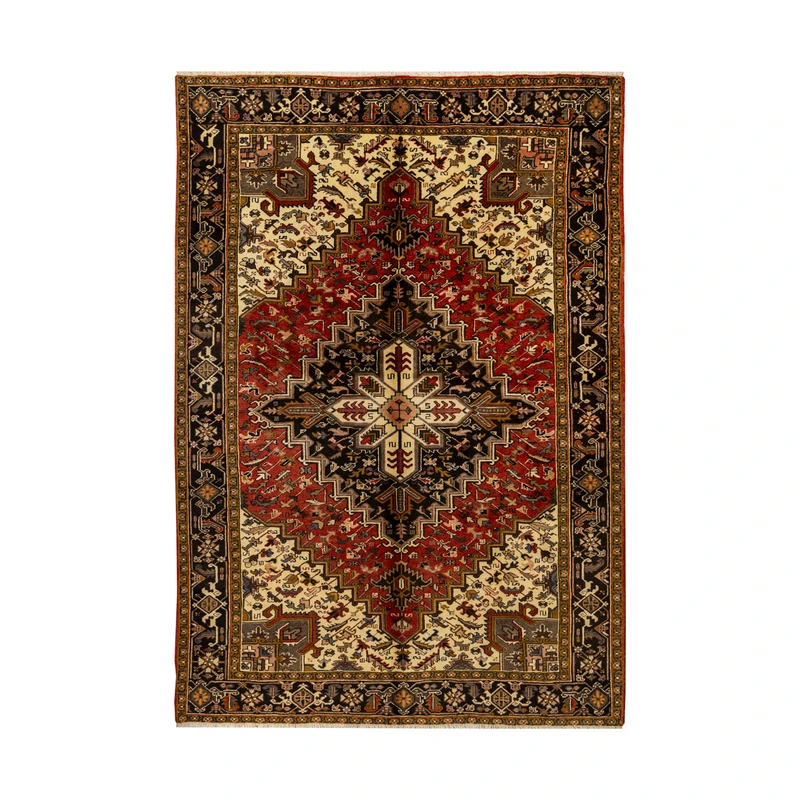 فرش دستبافت شش متری طرح هریس کد 4.43.5130