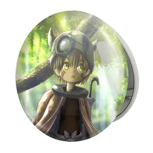 آینه جیبی خندالو طرح ریگ انیمه ساخته شده در پرتگاه مدل تاشو کد 24372 