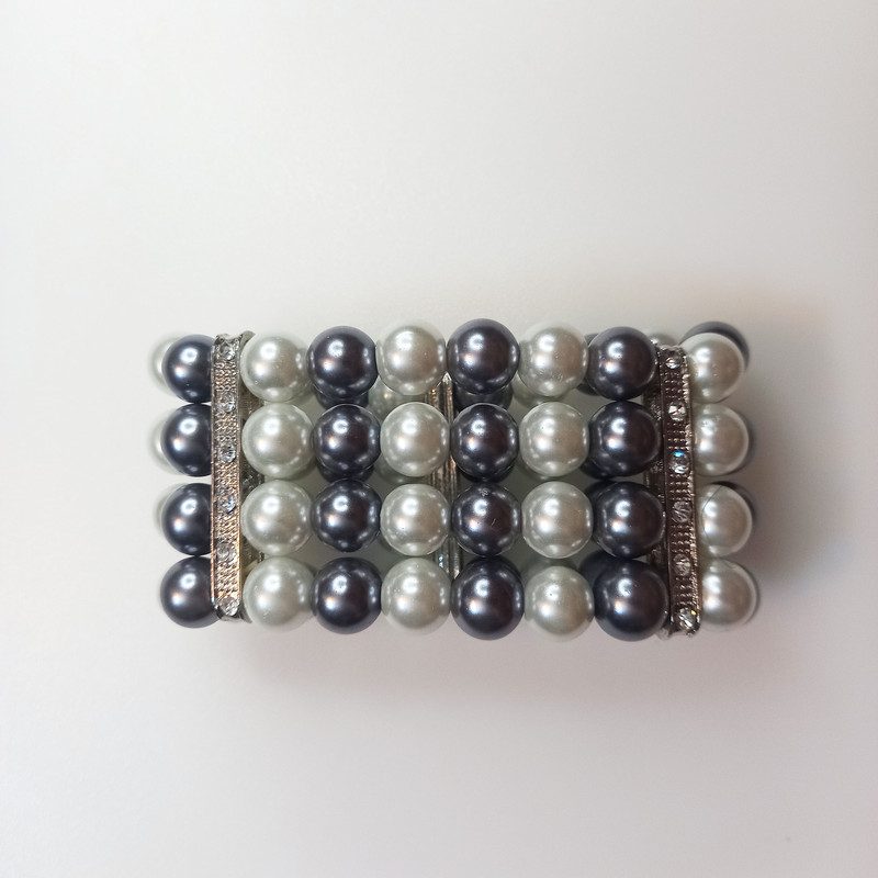 دستبند دخترانه مدل مروارید درشت