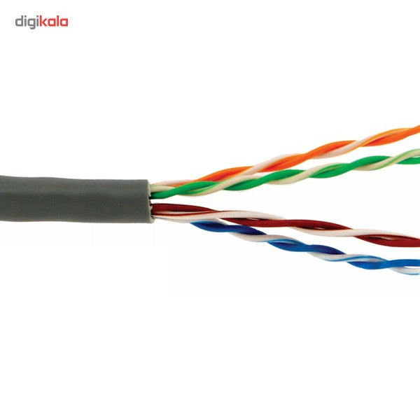 کابل شبکه رولی 305 متری Cat5E دی-لینک مدل NCB-5EUGRYR-305