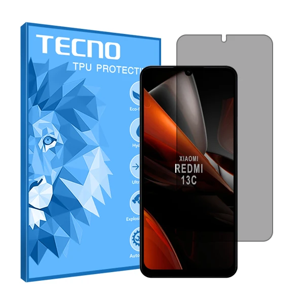 محافظ صفحه نمایش حریم شخصی تکنو مدل Resistant مناسب برای گوشی موبایل شیائومی Redmi 13C 5G