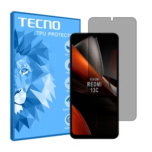 Tecno Resistant model privacy screen protector suitable for Xiaomi Redmi 13C 5G mobile phone