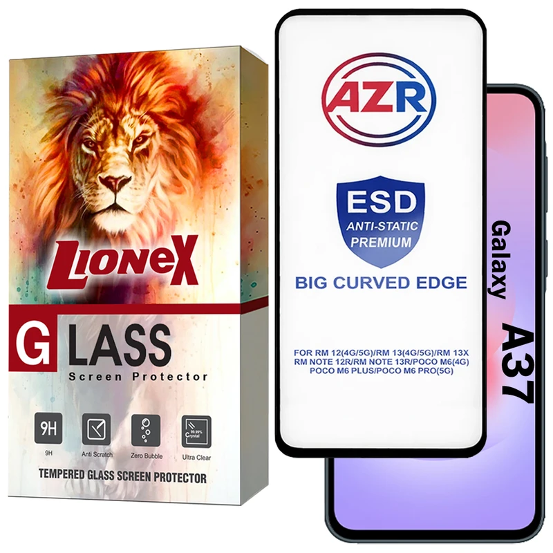محافظ صفحه نمایش لایونکس مدل AZRL مناسب برای گوشی موبایل سامسونگ Galaxy A37
