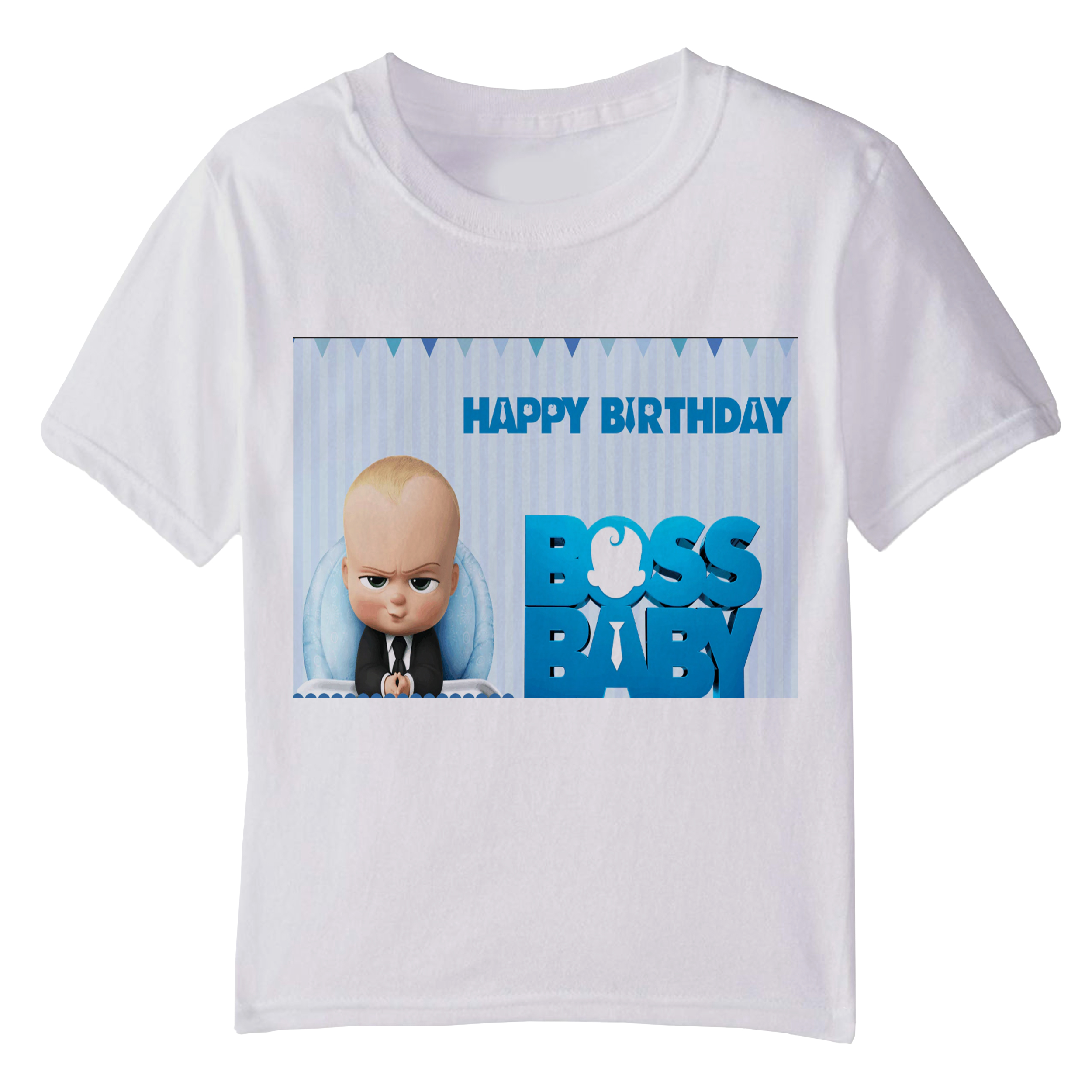 تی شرت آستین کوتاه بچگانه مدل بچه رئیس کد 004