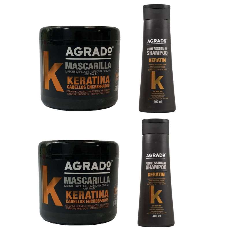 ماسک مو آگرادو مدل K01 حجم 500 میلی لیتر بسته دو عددی به همراه شامپو مو مدل K01 حجم 400 میلی لیتر بسته 2 عددی ماسک مو آگرادو مدل K01 حجم 500 میلی لیتر بسته دو عددی به همراه شامپو مو مدل K01 حجم 400 میلی لیتر بسته 2 عددی