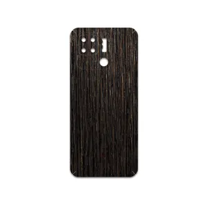 MAHOOT Dark-Gold-Stripes-Wood Cover Sticker for Xiaomi Redmi 10C