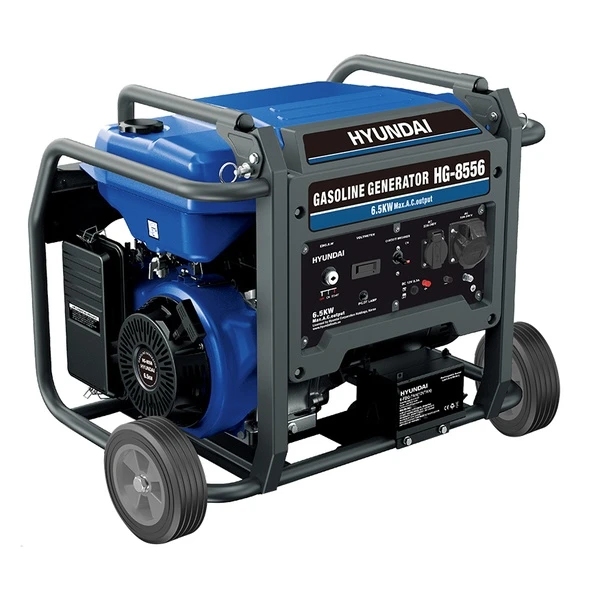 موتور برق بنزینی 6.5 اسب بخار هیوندای مدل ژنراتور HG-8556 