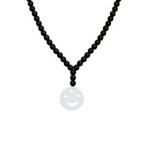 گردنبند نقره زنانه هایکا مدل ایموجی کد n.ha1-136