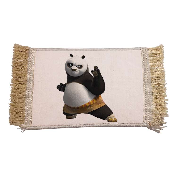 فرش ماشینی دیوارکوب مدل پاندا کونگ فو کار کد 85